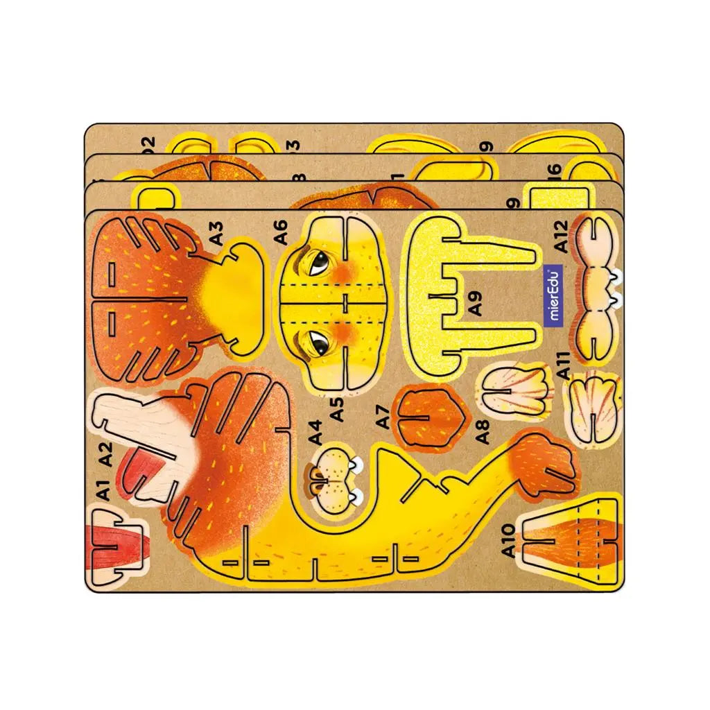 Mieredu - 3D Puzzle Build And Sound - Lion Dam