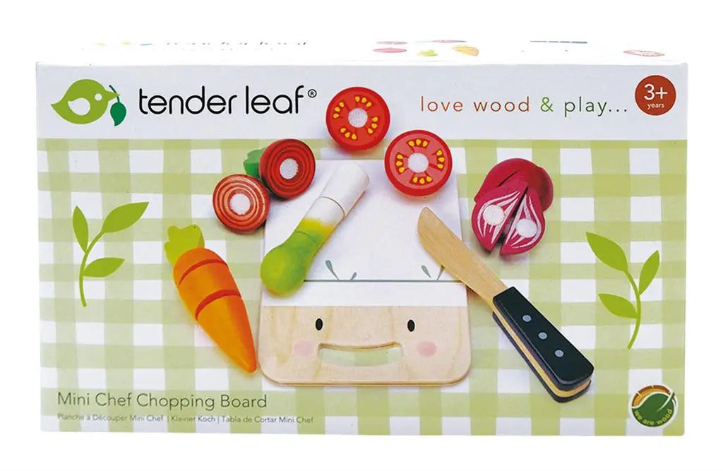 Mini Chef Chopping Board Tender Leaf