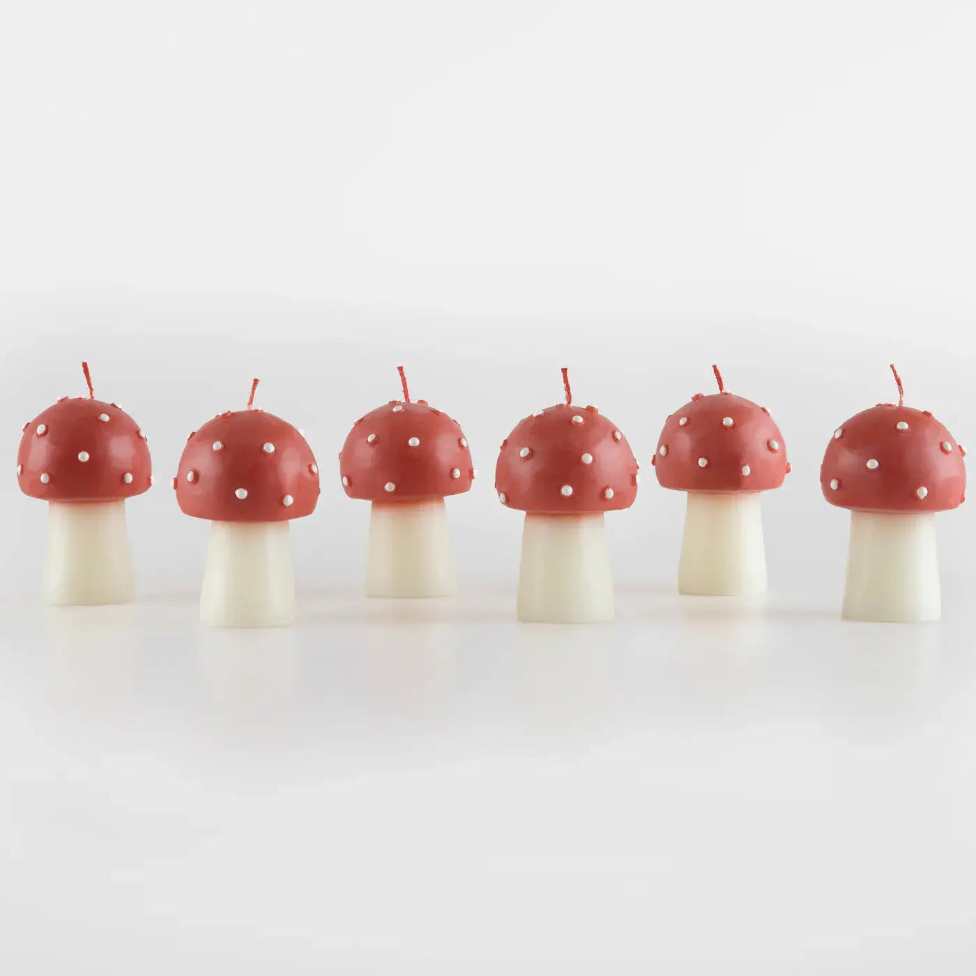 Mini Mushroom Candles (x 6) Meri Meri