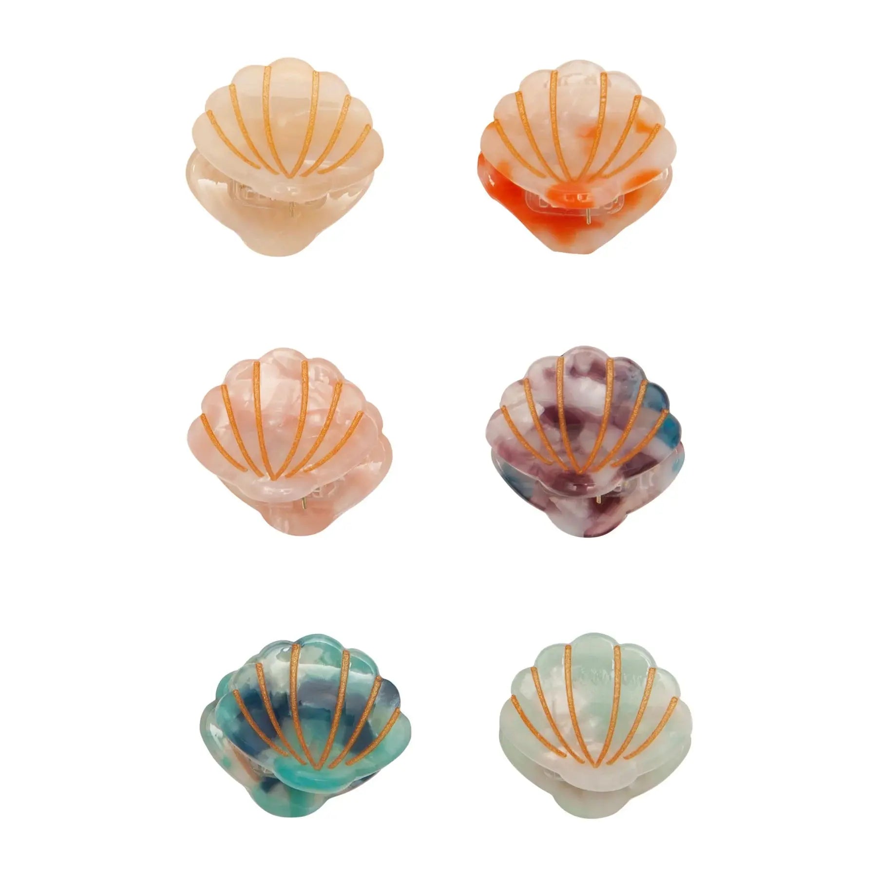 Mini shell claw clips Mimi & Lula