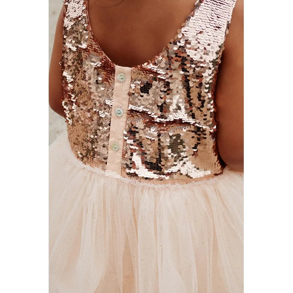 Minnu Dress - Gold Blush Konges Slojd