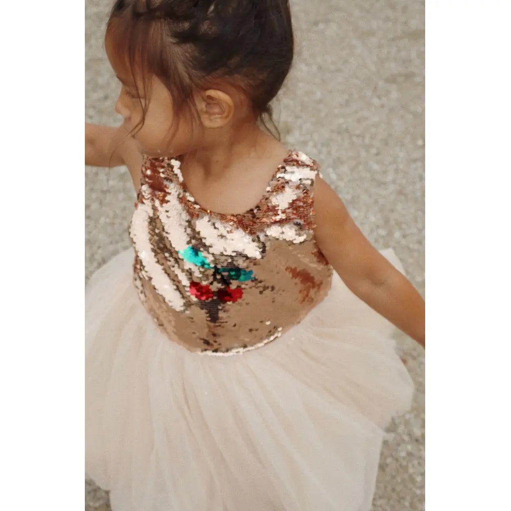 Minnu Dress - Gold Blush Konges Slojd