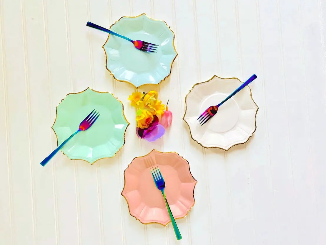 Mint Dessert Plates - set of 8 Eid Creations