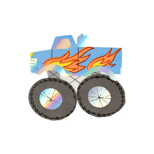 Monster truck napkins Meri Meri