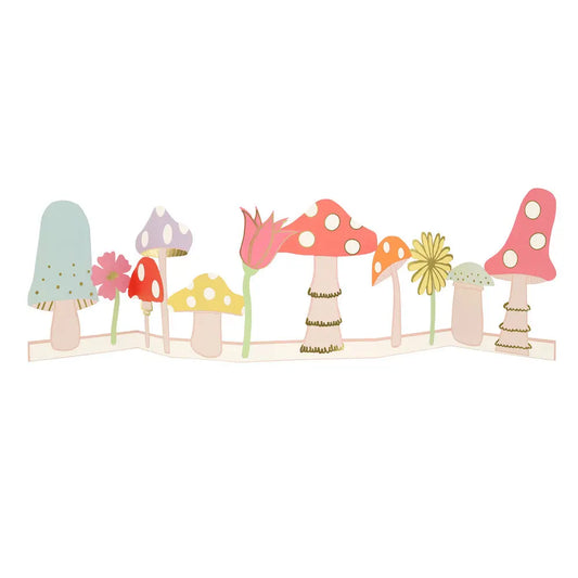 Mushroom concertina card Meri Meri