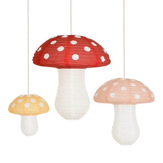 Mushroom lanterns Meri Meri
