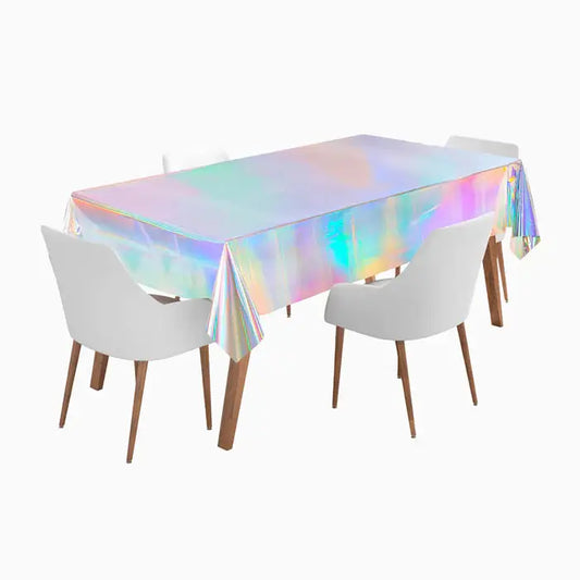 Music impermeable folding tablecloth 1.20 x 1.80 m iridiscent Oh yeah!