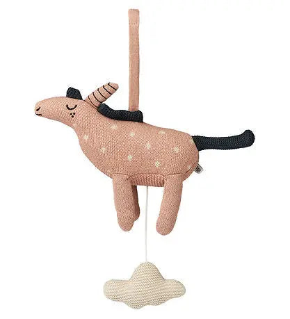 Musical Mobile - Mannie Unicorn - Apple Blossom/Cream De La Creme LieWood