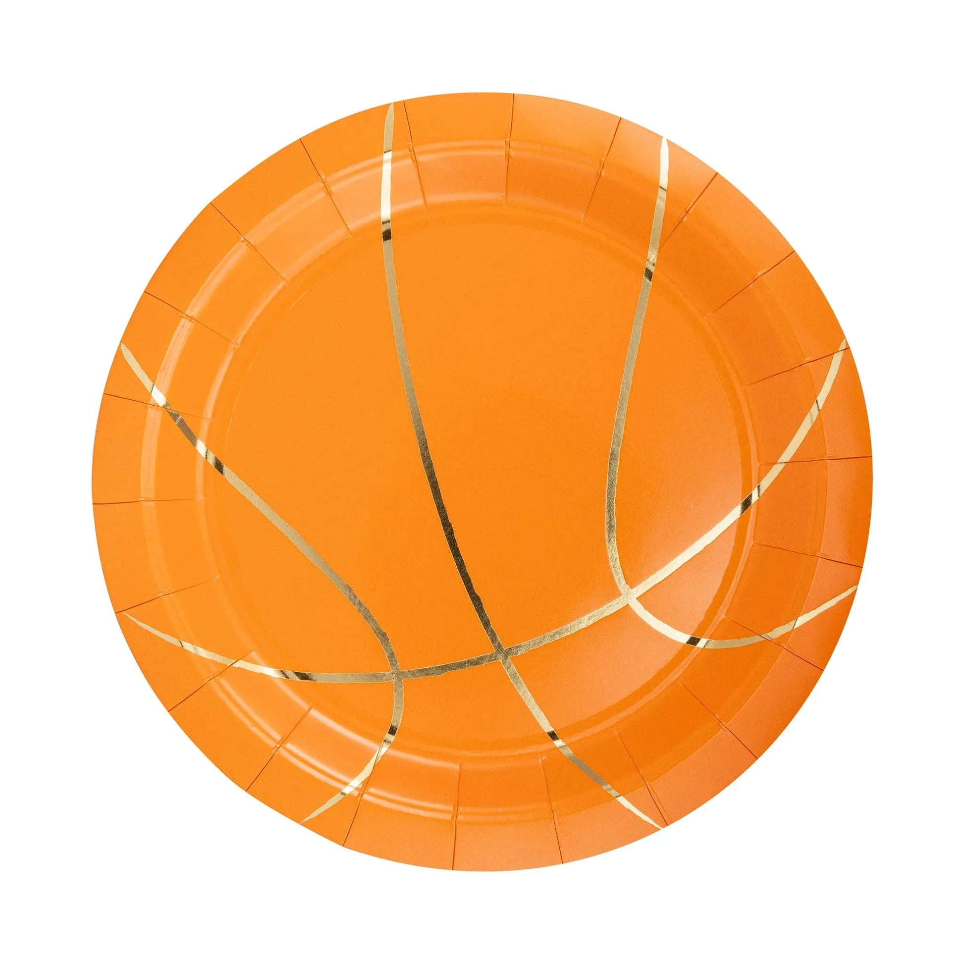 My Mind’s Eye - BBL1040 - 9" Basketball Paper Plate My Mind’s Eye