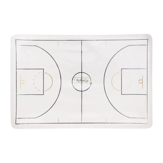 My Mind’s Eye - BBL1041 - Basketball Court Plate My Mind’s Eye