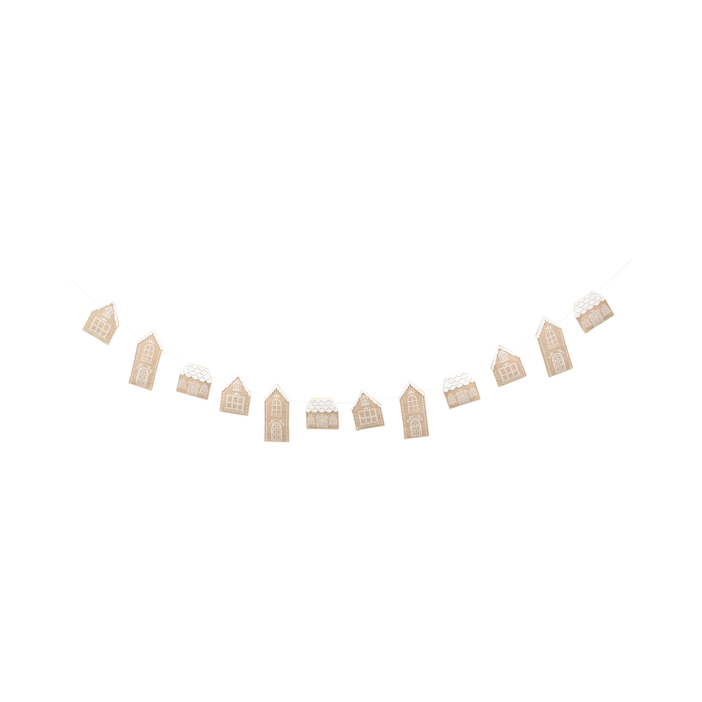 My Mind’s Eye - GBD1103 - Gingerbread Felt Houses Banner My Mind’s Eye