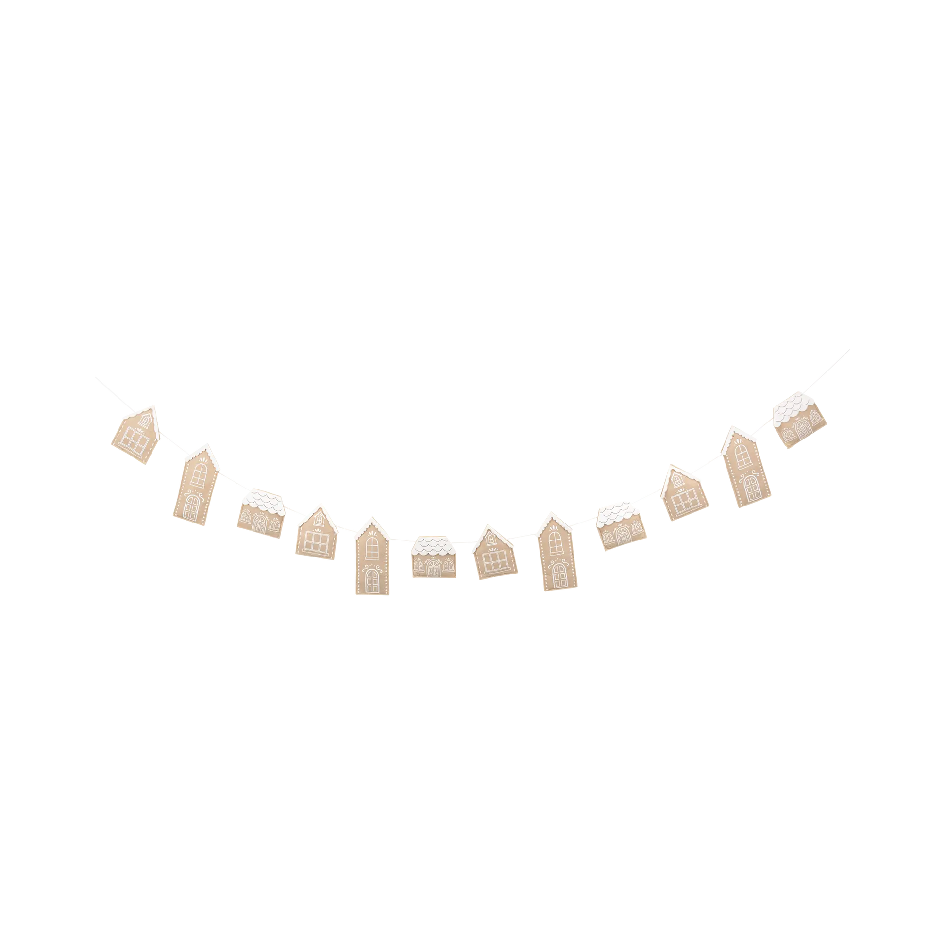 My Mind’s Eye - GBD1103 - Gingerbread Felt Houses Banner My Mind’s Eye