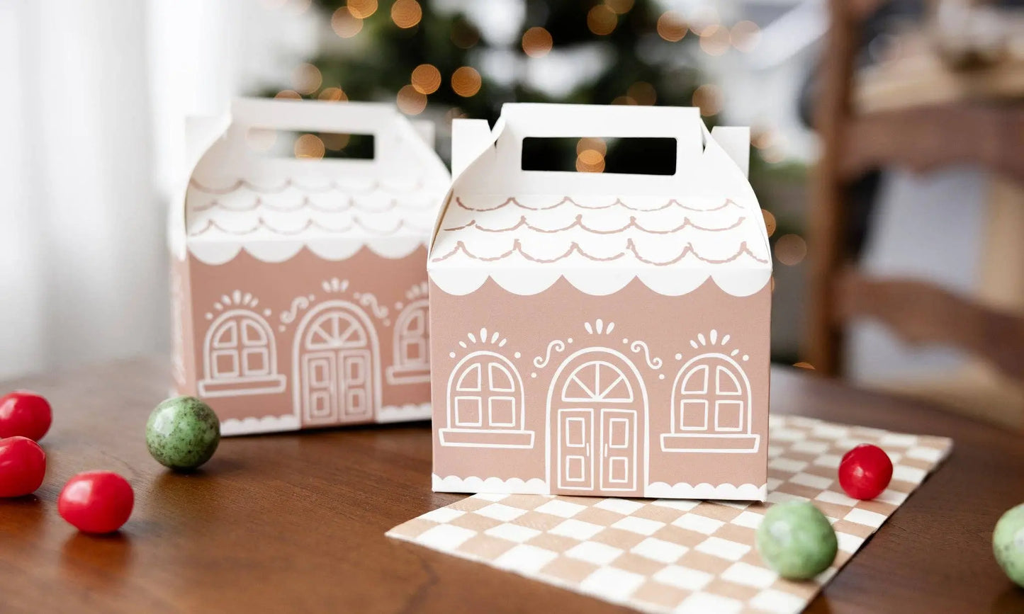 My Mind’s Eye - GBD1117 - Gingerbread House Gable Treat Boxes My Mind’s Eye