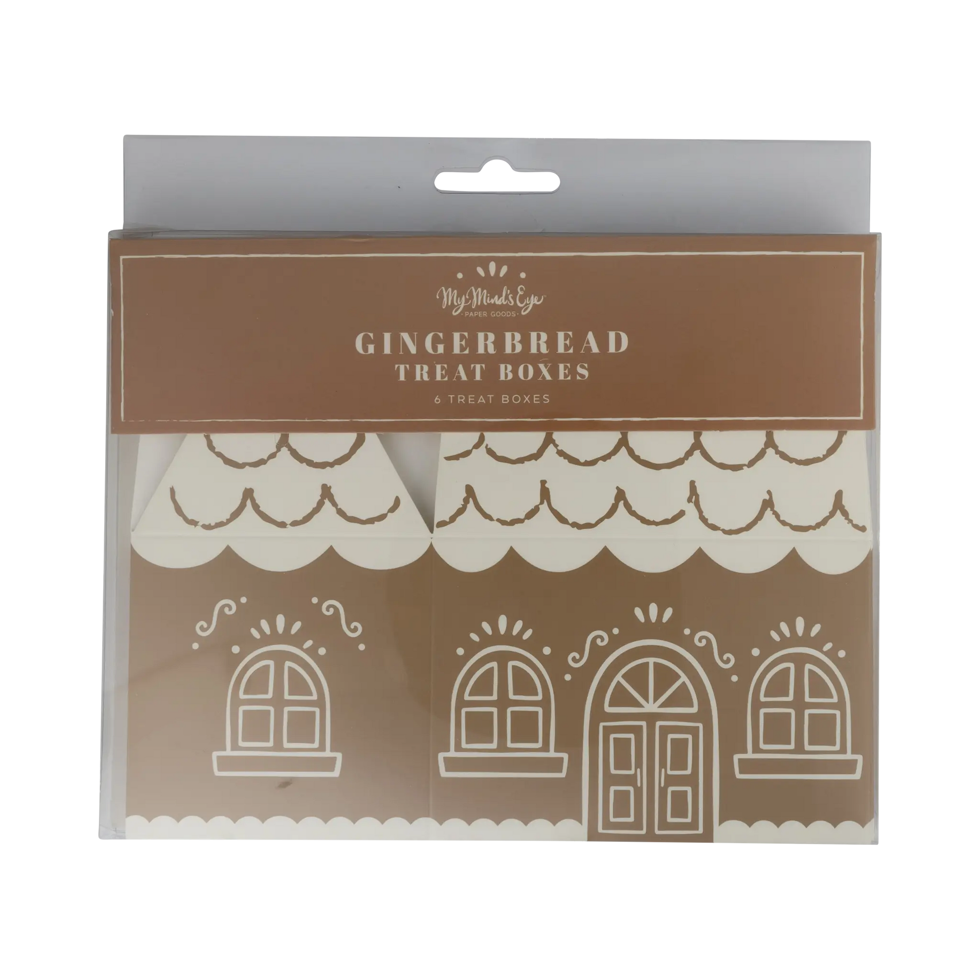 My Mind’s Eye - GBD1117 - Gingerbread House Gable Treat Boxes My Mind’s Eye