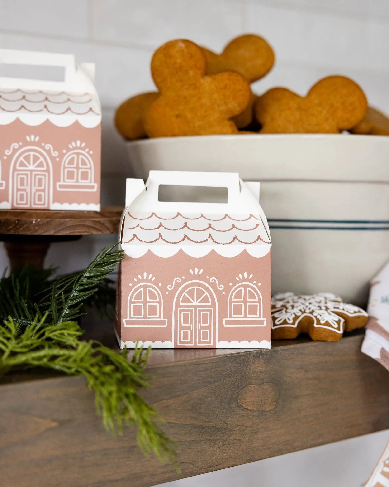 My Mind’s Eye - GBD1117 - Gingerbread House Gable Treat Boxes My Mind’s Eye