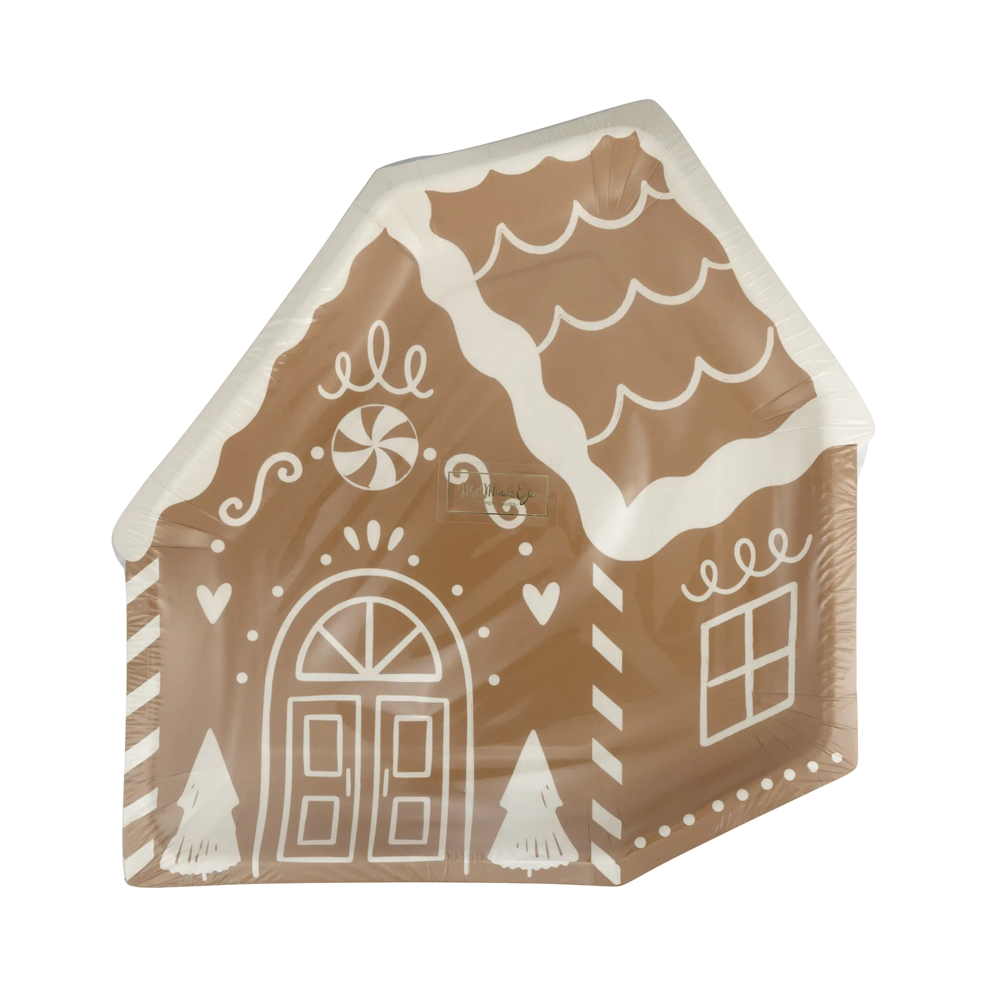 My Mind’s Eye - GBD1140 - Gingerbread House 9" Plate My Mind’s Eye