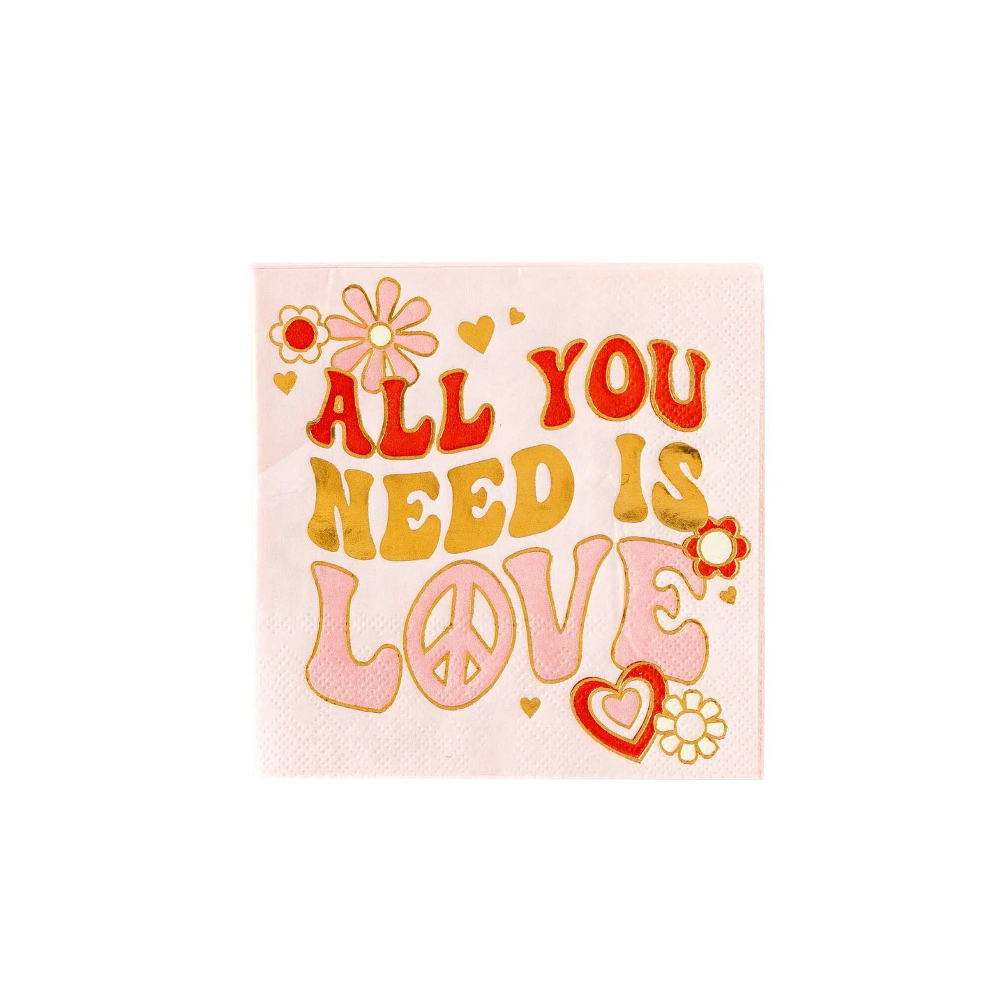 My Mind’s Eye - LUV1039 - Occasions by Shakira - All you Need is Love Napkin My Mind’s Eye