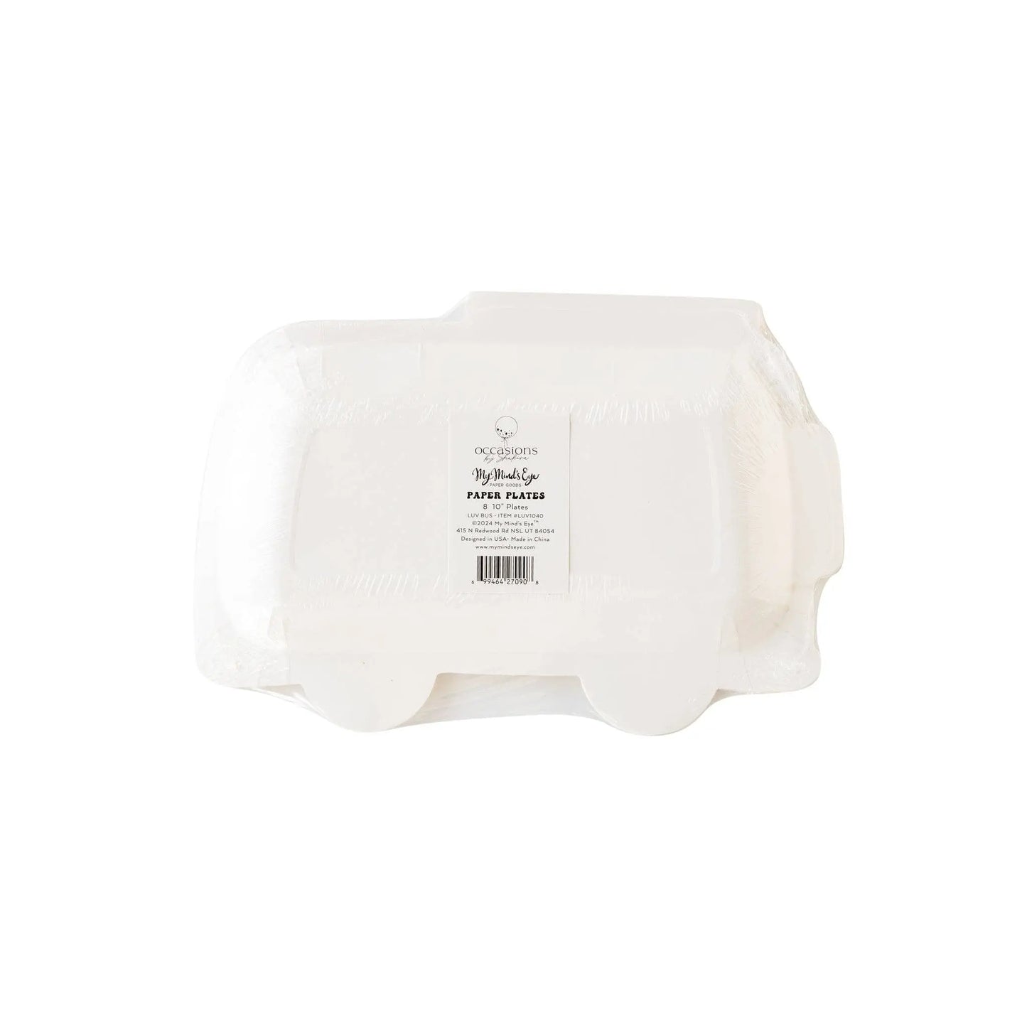 My Mind’s Eye - LUV1040 - Occasions by Shakira - Luv Bus Paper Plate My Mind’s Eye