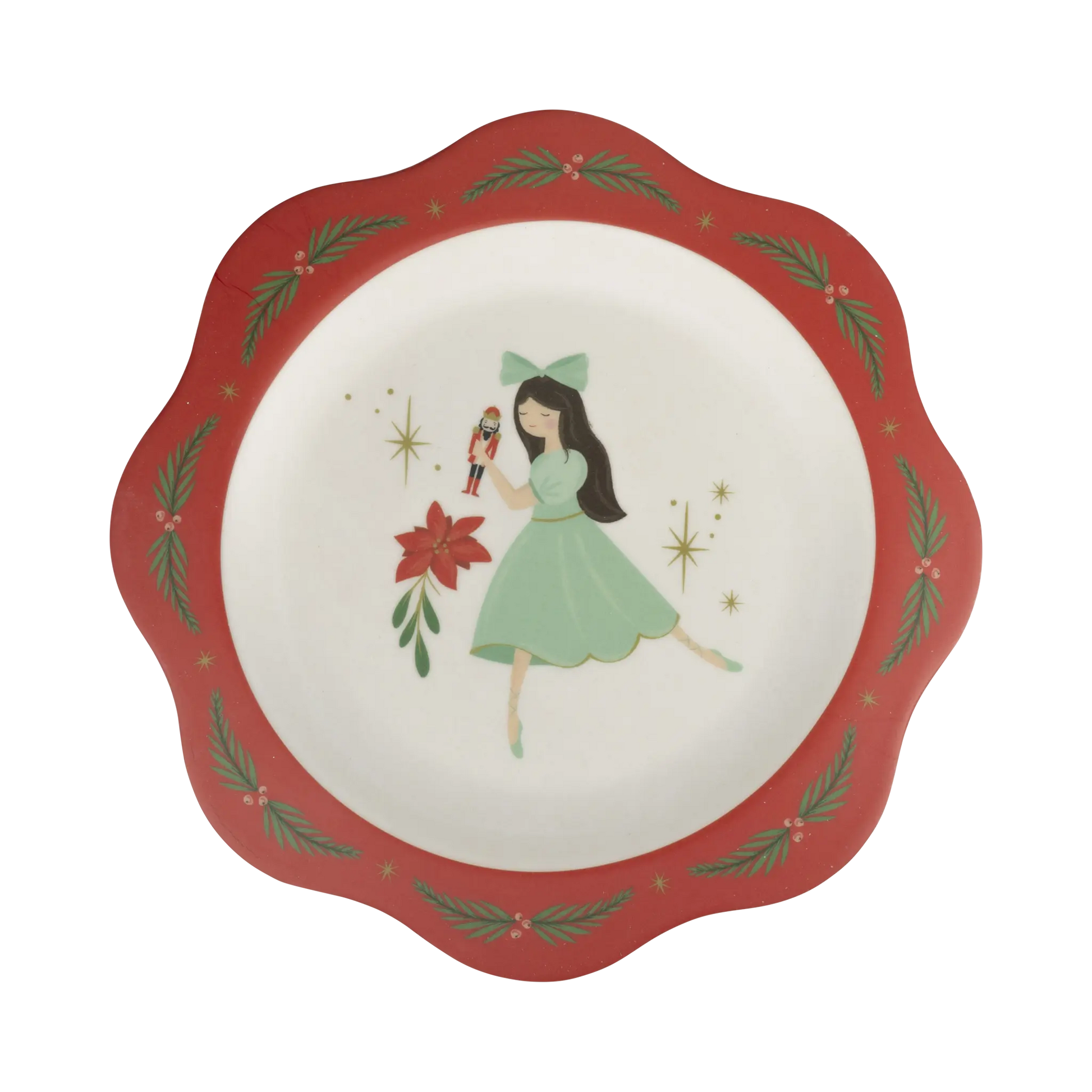 My Mind’s Eye - NUT1143 - Nutcracker Bamboo 9" Plate Set My Mind’s Eye