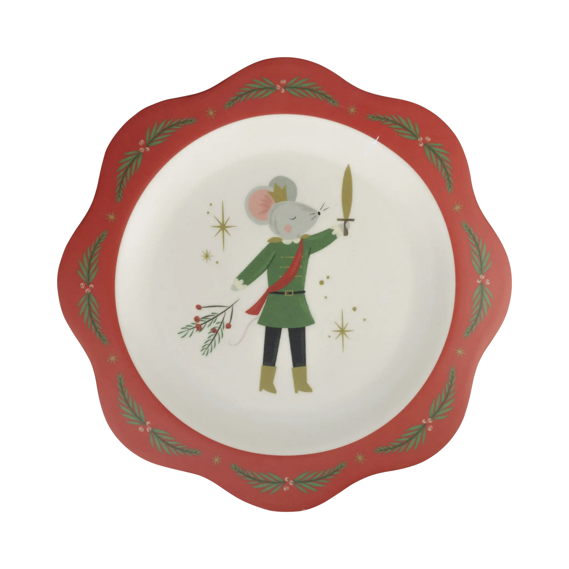 My Mind’s Eye - NUT1143 - Nutcracker Bamboo 9" Plate Set My Mind’s Eye
