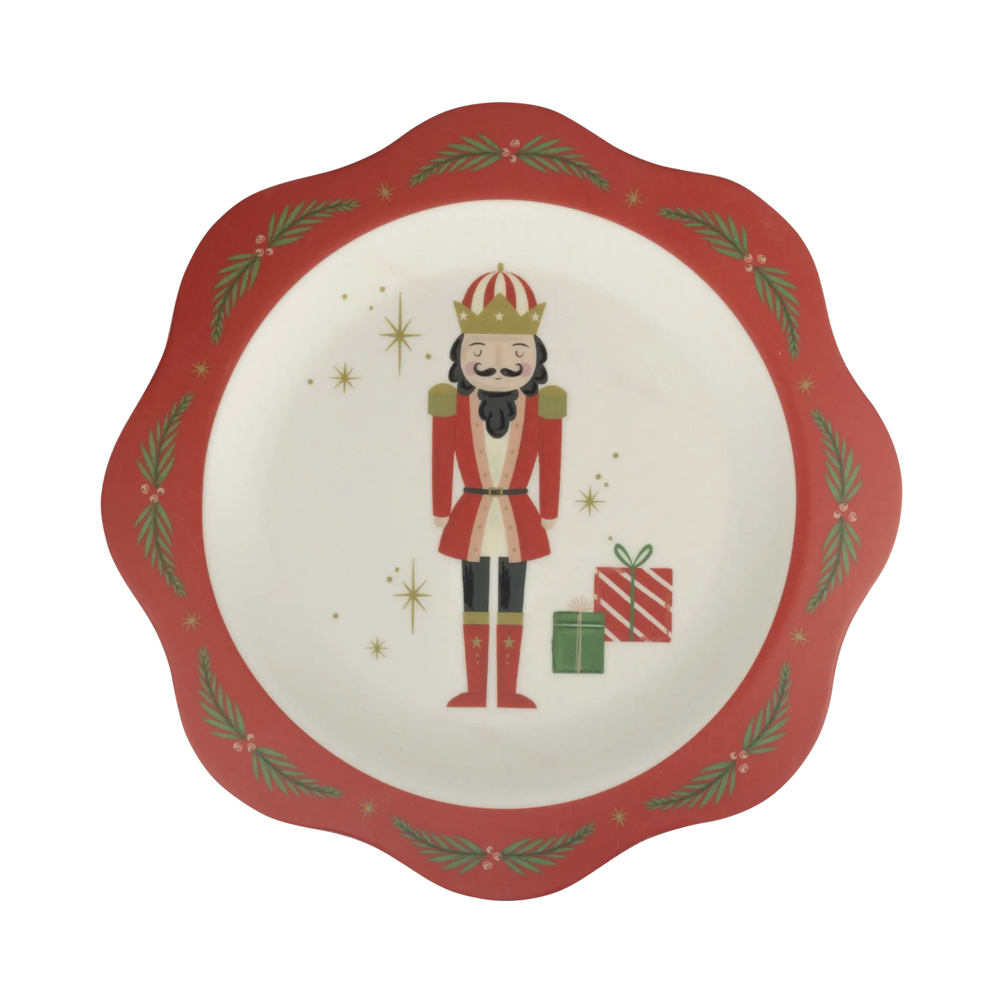 My Mind’s Eye - NUT1143 - Nutcracker Bamboo 9" Plate Set My Mind’s Eye