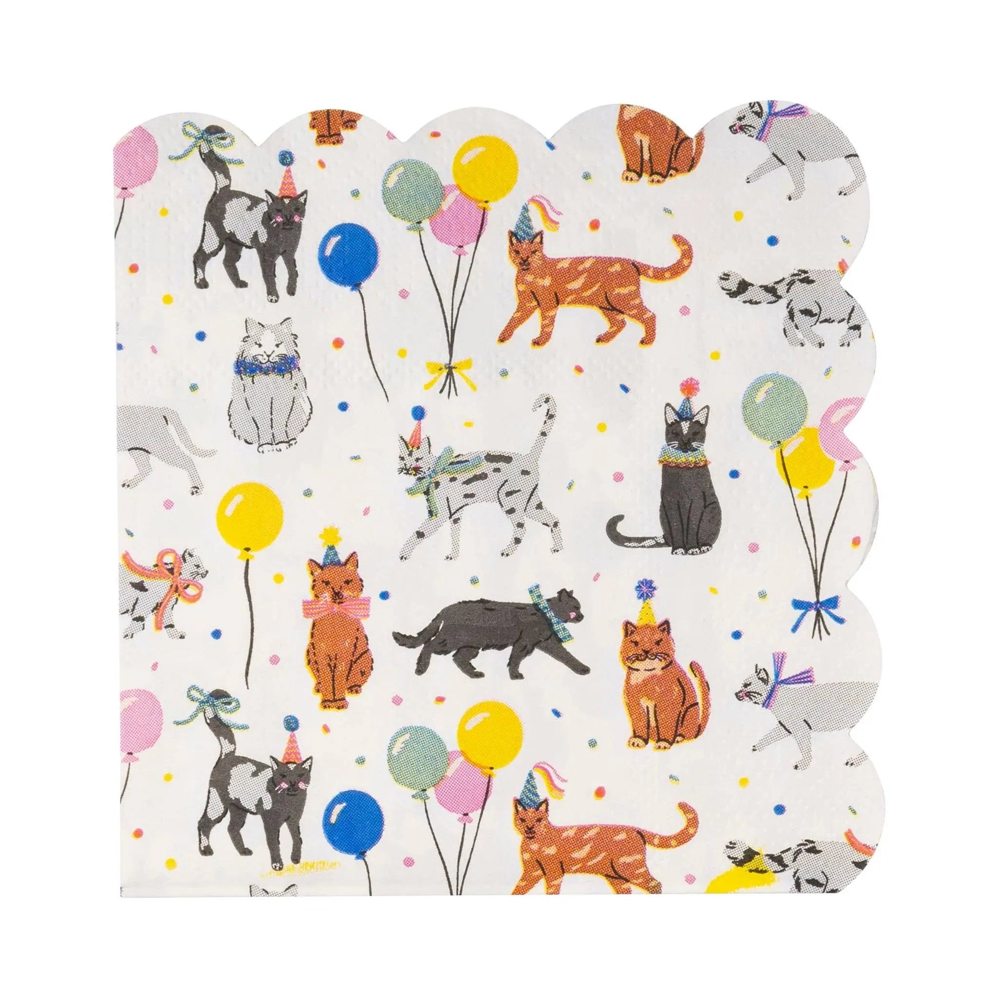 My Mind’s Eye - PET1135 - Cat Party Cocktail Napkin My Mind’s Eye