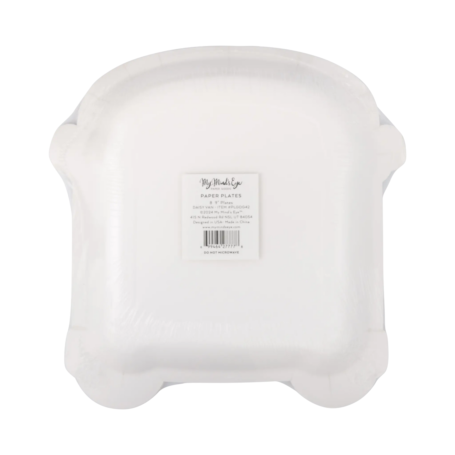 My Mind’s Eye - PLGOG42 - Disco Daisy Van Shaped Paper Plate My Mind’s Eye
