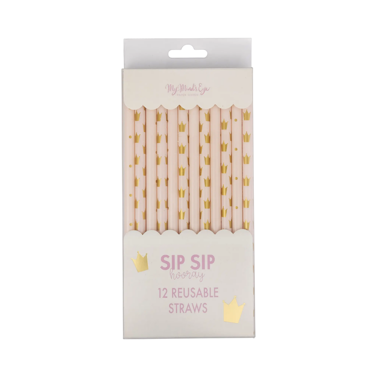 My Mind’s Eye - PLPRC16 - Princess Reusable Straws My Mind’s Eye