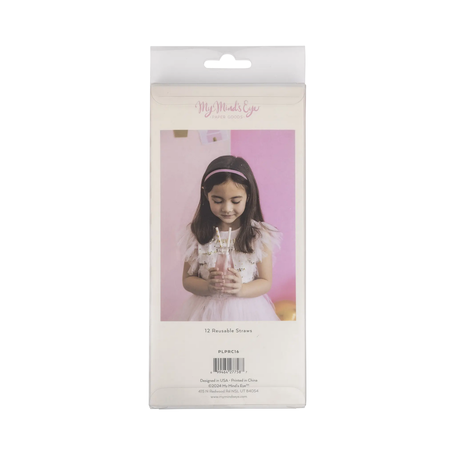My Mind’s Eye - PLPRC16 - Princess Reusable Straws My Mind’s Eye