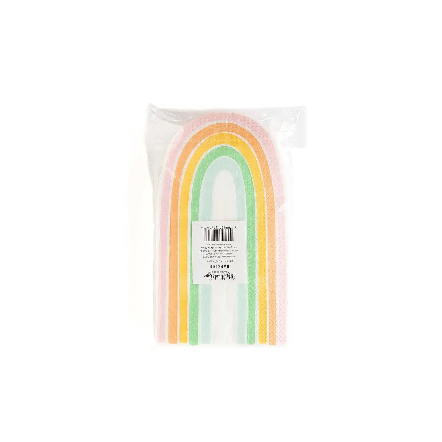 My Mind’s Eye - SPD839 - Pastel Rainbow Napkin My Mind’s Eye