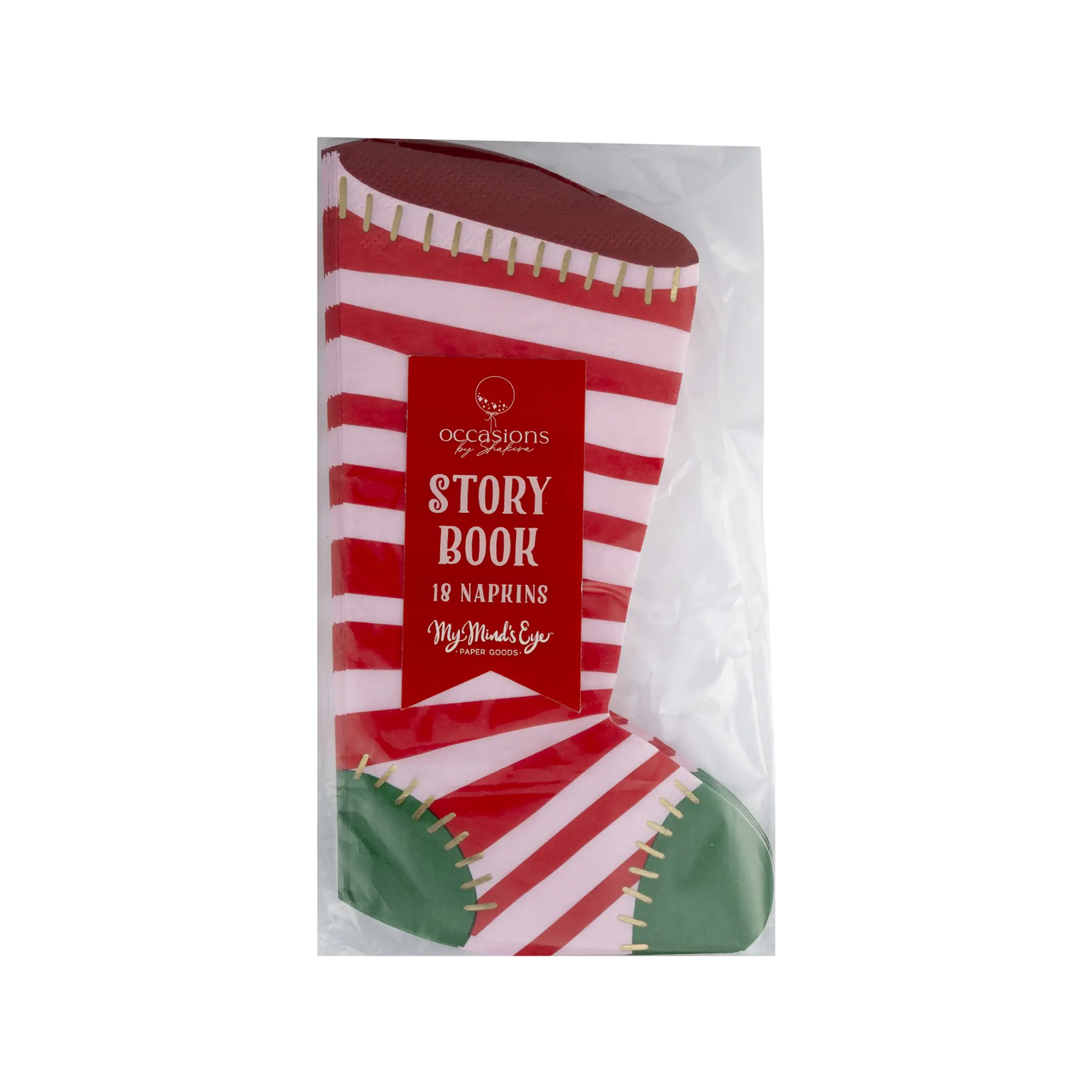 My Mind’s Eye - STB1139 - Occasions by Shakira - Plaid Stocking Napkins My Mind’s Eye