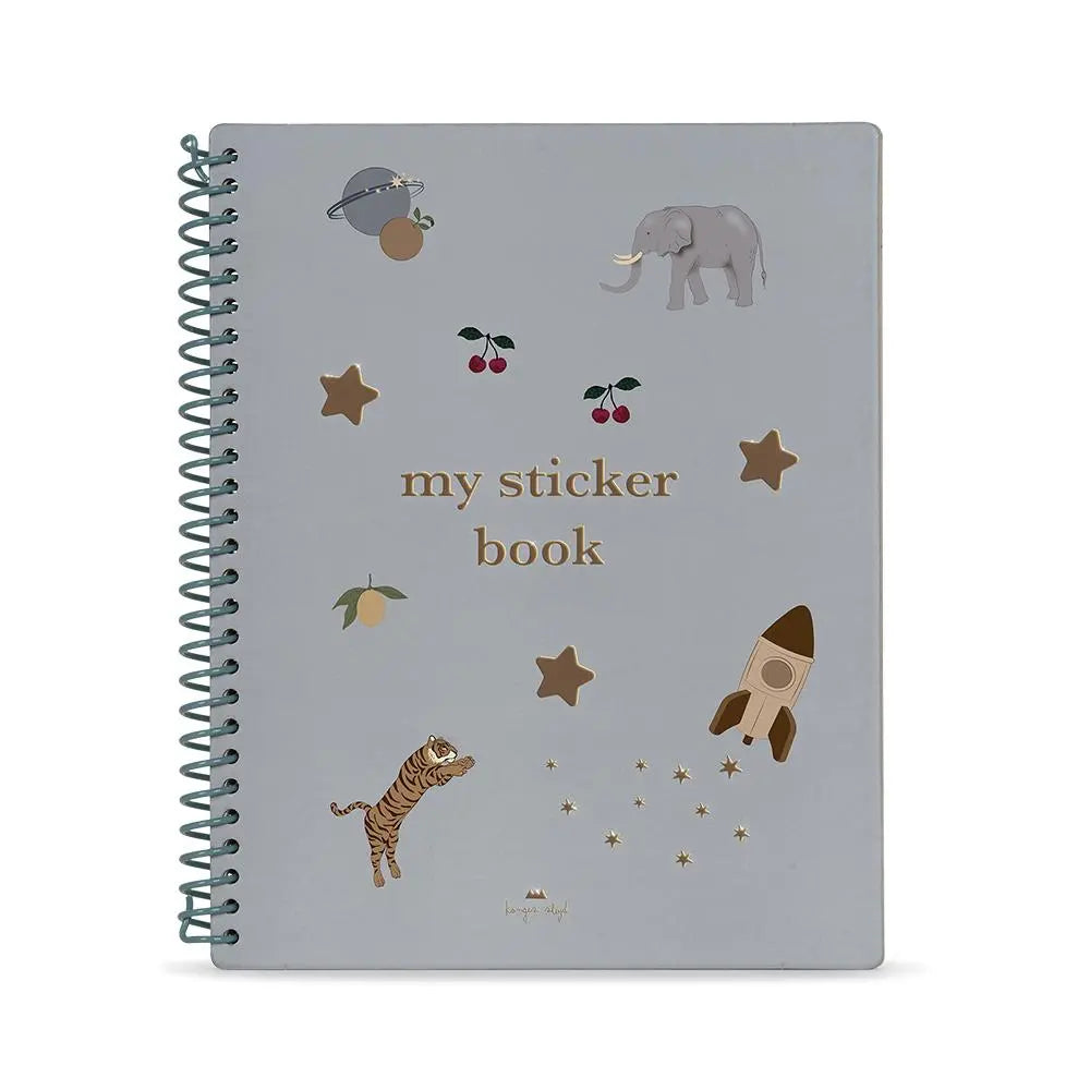 My sticker book fsc - green Konges Slojd