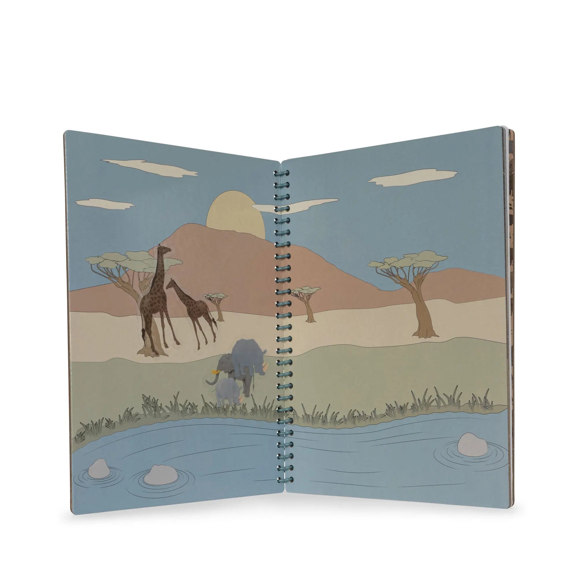 My sticker book fsc - green Konges Slojd