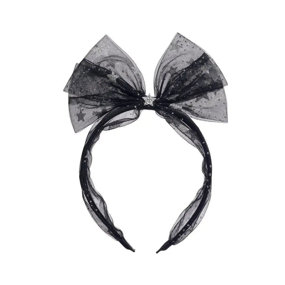 Mystic Sparkle Tulle Bow Headband Rockahula