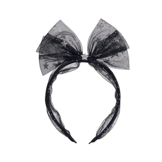 Mystic Sparkle Tulle Bow Headband Rockahula