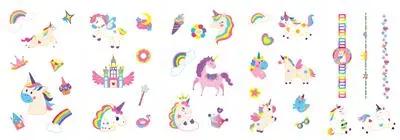 Nail Stickers & Tattoos - Unicorn Avenir