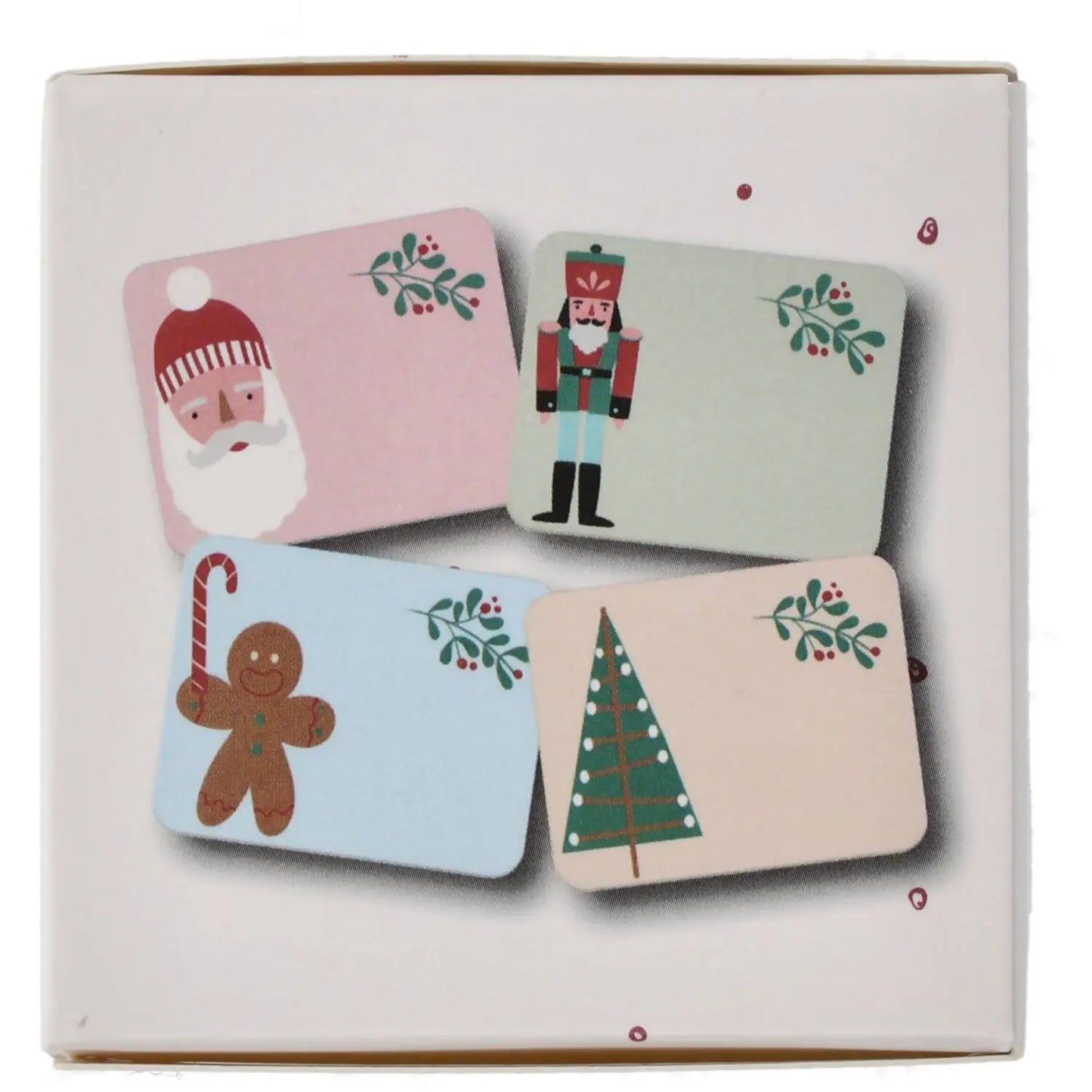 Name stickers - Holly Jolly - 50 pieces Folat