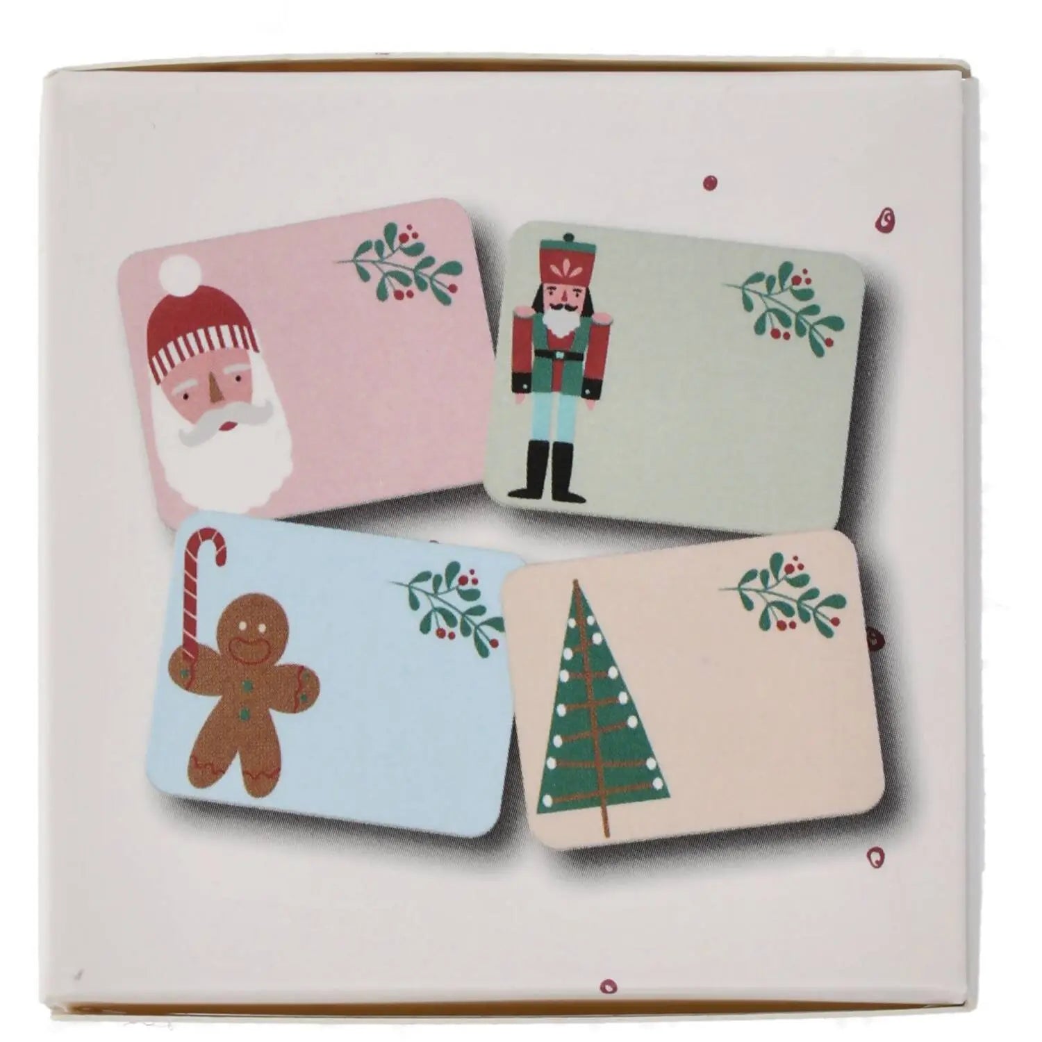 Name stickers - Holly Jolly - 50 pieces Folat