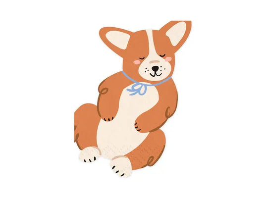 Napkins Corgi Partydeco