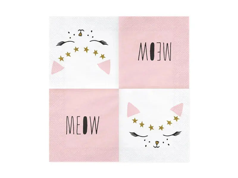 Napkins Kitty Partydeco