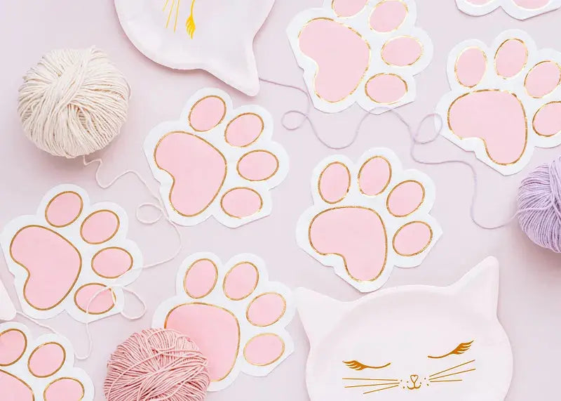 Napkins - Kitty Paws Partydeco