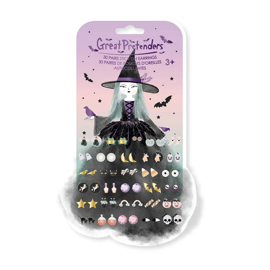Natasha The Raven Witch Sticker Earrings Great Pretenders