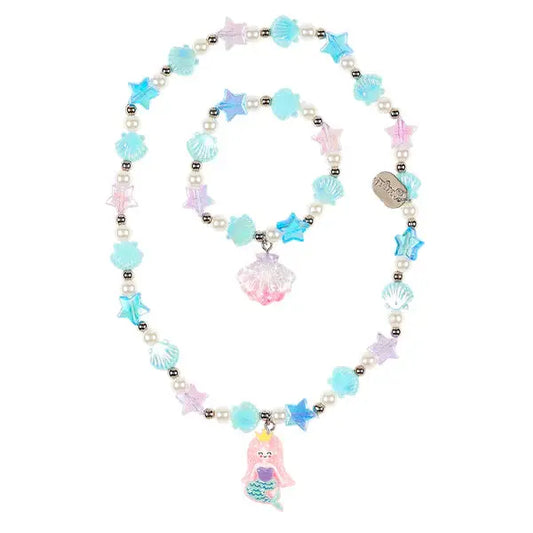 Necklace & bracelet set Stine mermaid Souza