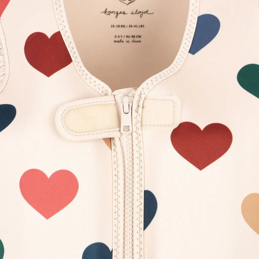 Neoprene Float Vest Frill - Bon coeur colore Konges Slojd