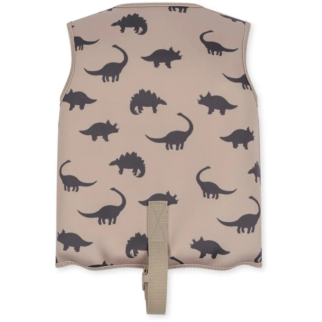 Neoprene Float Vest Frill - Dino Silhoutte Konges Slojd