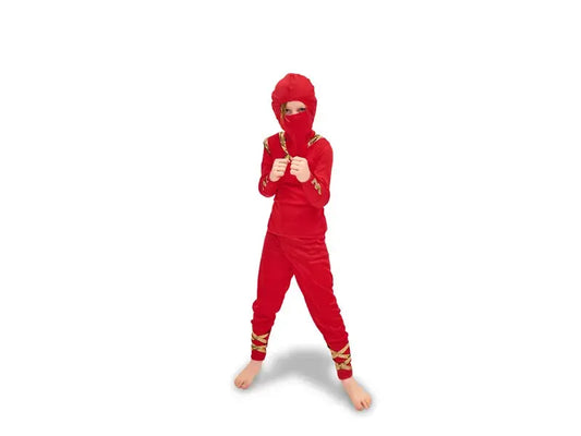 Ninja Costume - Red Partydeco
