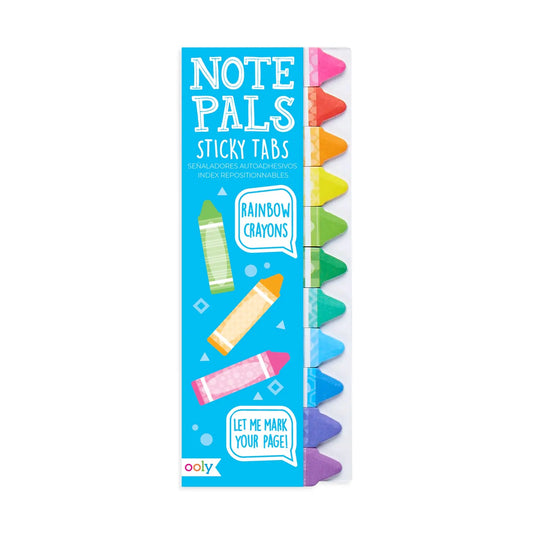 Note Pals Sticky Tabs – Rainbow Crayons OOLY