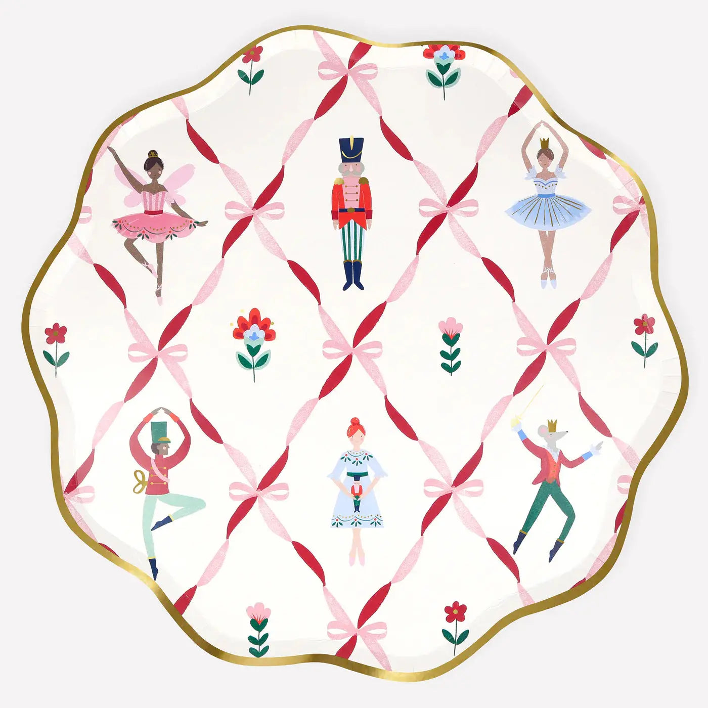 Nutcracker Ballet Dinner Plates (x 8) Meri Meri