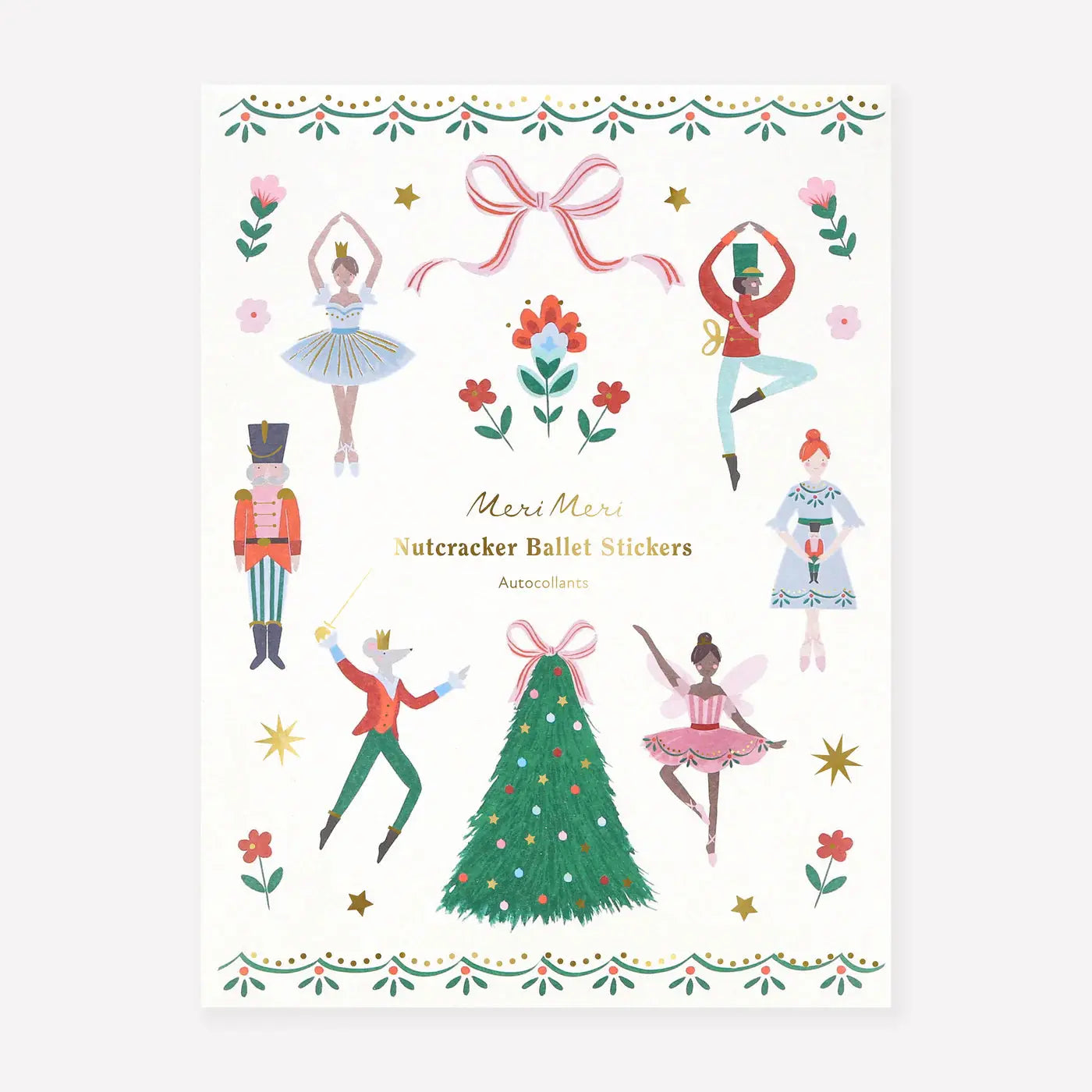 Nutcracker Ballet Stickers (x 10 sheets) Meri Meri