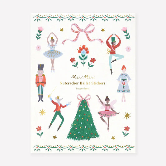 Nutcracker Ballet Stickers (x 10 sheets) Meri Meri